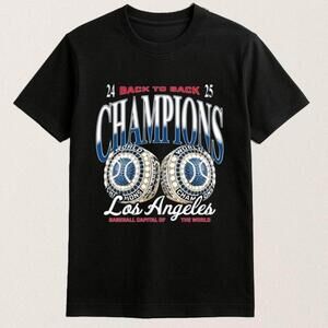Los Angeles Dodgers Back To Back Rings Shirt 170